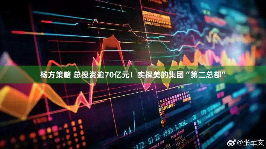 杨方策略 总投资逾70亿元！实探美的集团“第二总部”